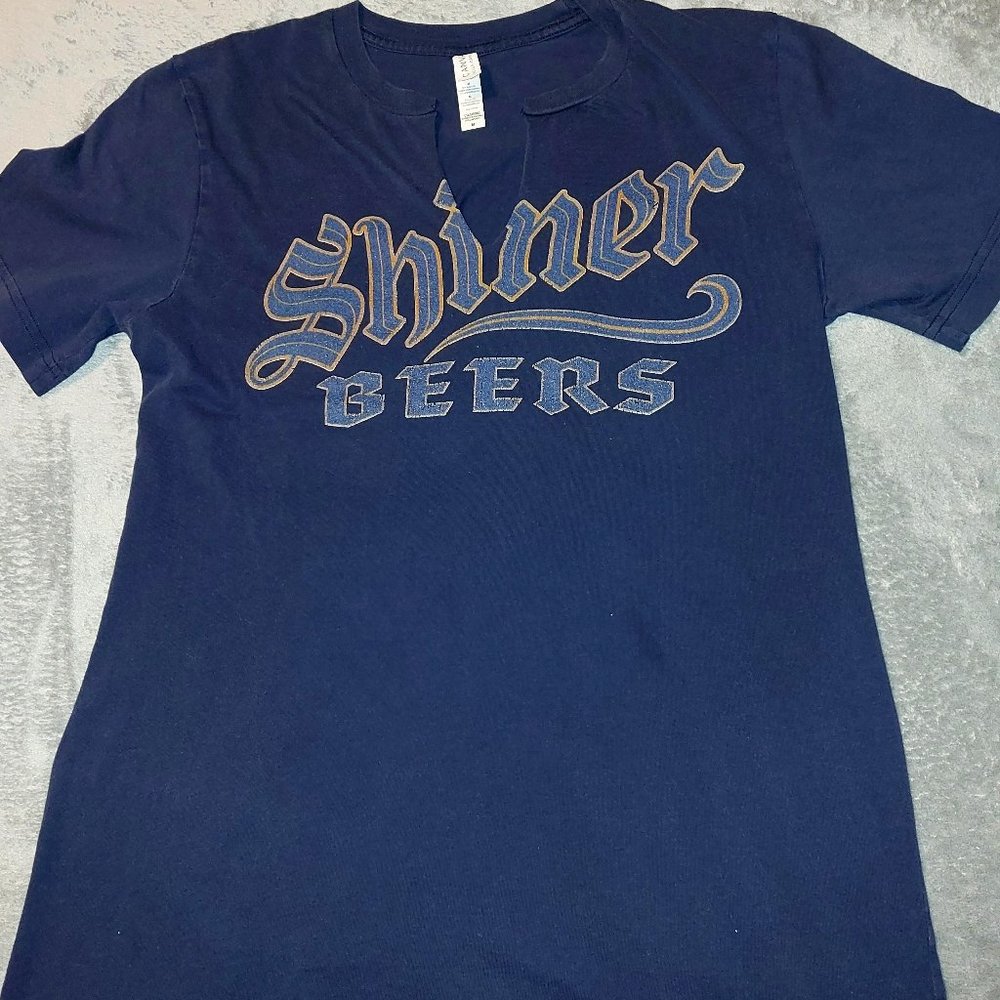 Shiner Beers womens size M tee - 0023